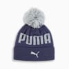 PUMA Pom Pom Kids' Beanie, NAVY, small