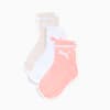 Big Kids' Low Crew Socks [3 Pairs], CORAL, small