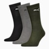 Chaussettes courtes unisexes PUMA (lot de 3 paires), green combo, small
