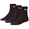 Short Crew Socks Unisex (3-Pack), black, small