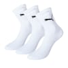 PUMA Lage Uniseks Sokken in Crewlengte, set van 3 paar, white, small