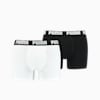 PUMA Basic Men's Boxers 2 Pack, white / black, small-NZL