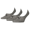 PUMA Füßlinge 3er-Pack, middle grey melange, small