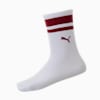 Basic Trainers Unisex Socks, white / red, small-AUS