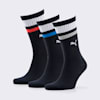PUMA Unisex Socks 3P, black, small-SEA