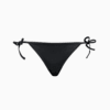 PUMA Swim Women's Bikini Bottoms Side Tie, black, small