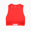 PUMA Swim Women's Racerback Top, red, small
