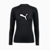 Camiseta de baño de manga larga PUMA para mujer, black, small