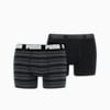 PUMA Heritage Stripe Men's Boxers 2 Pack, black, small-NZL