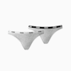 PUMA Women's Bikini Underwear 2 Pack, grey / grey, small