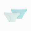 PUMA Women's Bikini Underwear 2 Pack, mint combo, small