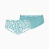 PUMA Women's Bikini Underwear 2 Pack, coral combo, small