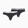 Lot de 2 slips brésiliens PUMA Femme, black, small