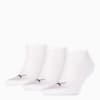 PUMA Unisex Cushioned Sneaker Trainer Socks 3 Pack, white, small-AUS