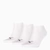 PUMA Unisex Cushioned Sneaker Trainer Socks 3 Pack, white, small-NZL