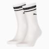 PUMA Crew Heritage Stripe Socken 2er-Pack, white, small