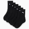 Junior Sport Crew Socks (3 Pairs) - Youth 8-16 years, black, small-AUS