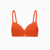 PUMA Women's Soft Padded Bra 1 Pack, Flame Orange, small