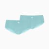 PUMA Women's Seamless Hipster 2 Pack, mint, small