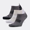 PUMA Unisex Sneaker Socks 3P, black / white, small-SEA