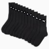 Uniseks crewsokken (set van 12), black, small