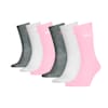 Classic Crew Socks Junior (6-Pack), rose water, small