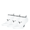 PUMA Unisex No Show Footie 3 pack, white, small-SEA