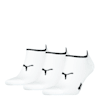 PUMA Unisex No Show Footie 3 pack, white, small-THA