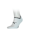 ถุงเท้าซ่อนขอบ PUMA สไตล์ยูนิเซ็กซ์แพ็ค 1 คู่, white, small-THA