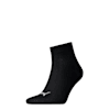 Quarter Socks 1 Pack Unisex, black, small-THA