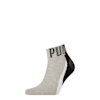PUMA Unisex Quarter Socks  1 pack, black, small-SEA