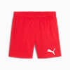 PUMA Boys' Mid-Cut Swim Shorts, red, small