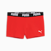 PUMA Boys' Swim Trunk, red, small