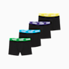Boxers Men (4-Pack), black / various logo colors, small