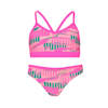 PUMA Girls' Bikini set, pink combo, small