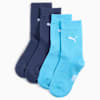 PUMA klassieke sokken voor kinderen, set van 2 paar, blue combo, small