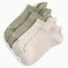PUMA sneakersokken voor dames, set van 2 paar, green combo, small