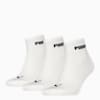 PUMA Quarter-Socken 3er-Pack Unisex, white, small