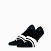 PUMA Unisex Invisible Footie Socks 2 pack, black, small