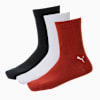 PUMA Short Unisex Socks 3 Pack, red / white, small-NZL