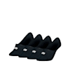 Calzini Invisible Mesh Footie in confezione da 4 da donna, black, small