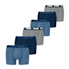 Sortierte PUMA Herren Boxershorts mit Markentaille im Sechserpack.