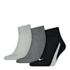 ถุงเท้าข้อสั้น PUMA แพ็ค 3 คู่ สำหรับทั้งผู้ชายและผู้หญิง, black / white, small-THA