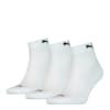 PUMA Unisex Quarter Socks 3 Pack, white, small-VNM