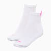 Damskie klasyczne skarpety z sercem PUMA (2 pary), white / pink, small