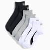 Quarter Socks Unisex (3-pack), white / grey / black, small