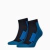 Gepolsterte Sportsocken Unisex (2er-Pack), navy / grey / strong blue, small