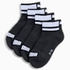 Quartersokken voor kinderen (set van 2 paar), black, small
