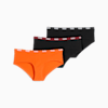 Hüftslips Damen (3er-Pack), Orange / Black, small