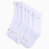 Logo Crew Socks Unisex (3-pack), white combo, small
